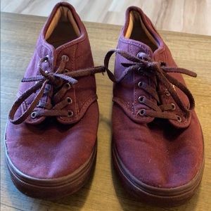Lowtop maroon Vans